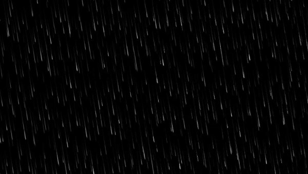Ливень на черном фоне