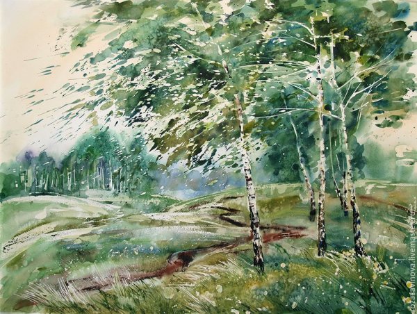 Роза Савинова художник картины пейзажи