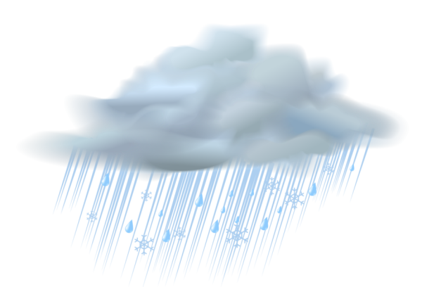 Дождь на прозрачном фоне