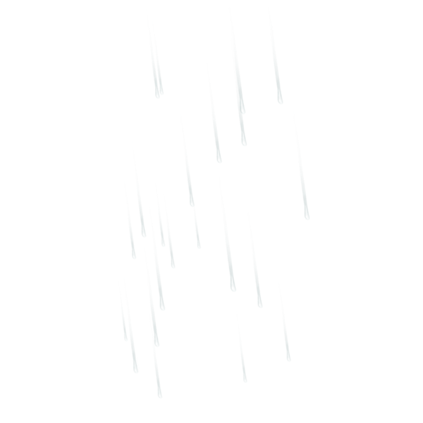 Ливень на прозрачном фоне