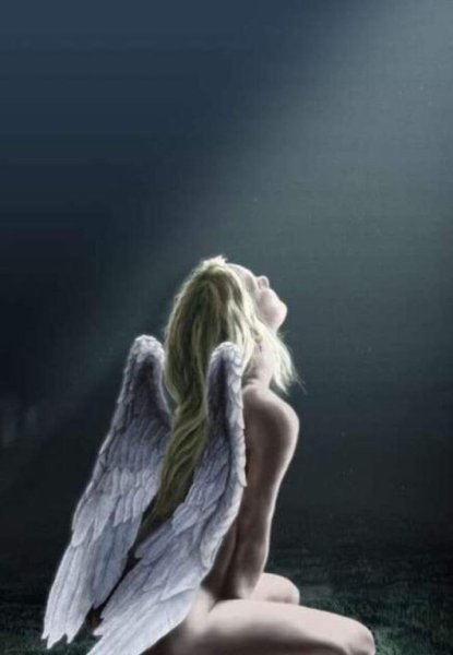 Ангел со спины