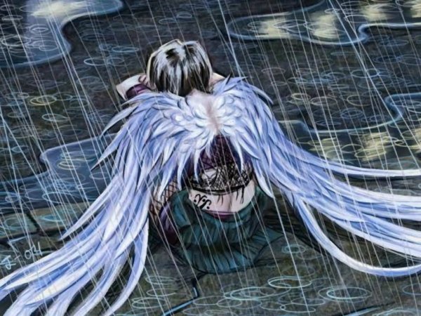 Ангел под дождем