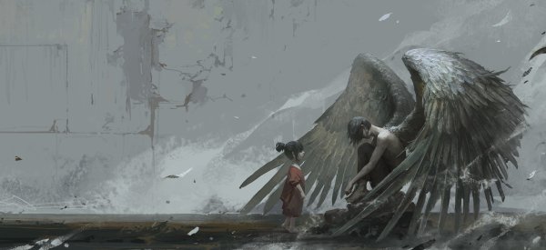 Падение ангела арт