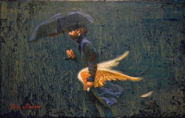 Ангелы в современной живописи Низовцев