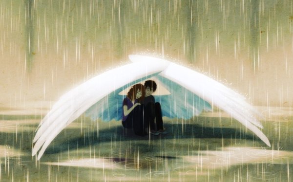 Укрывает крылом