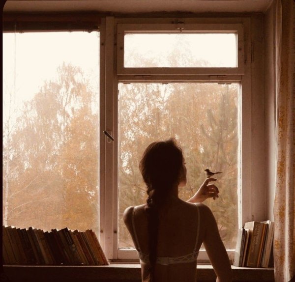 Человек на подоконнике