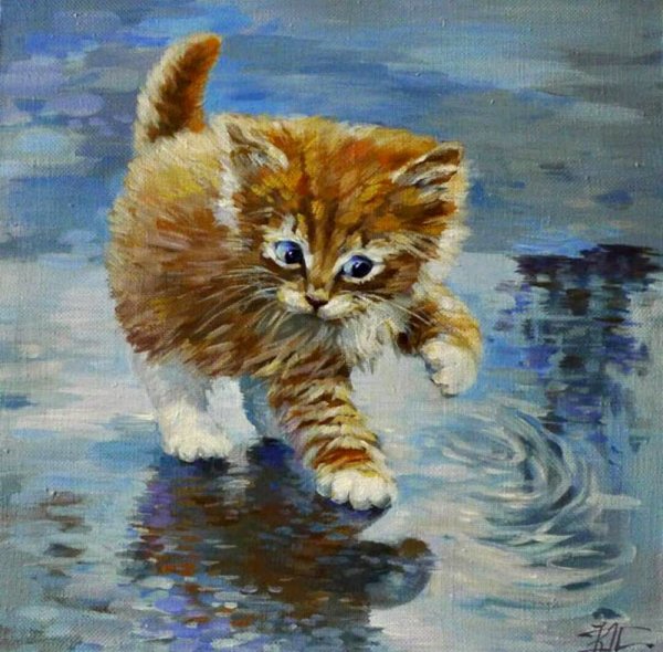 Художник Кира Панина коты