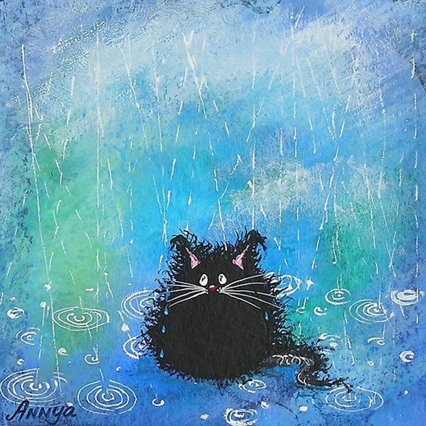 Коты художницы Annya Djachiachvili