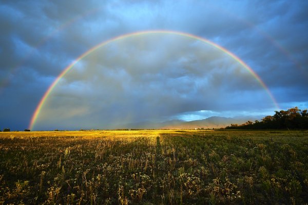 Радуга после дождя