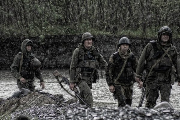 Солдат под дождем