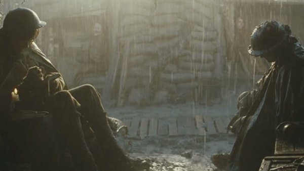 Солдат под дождем