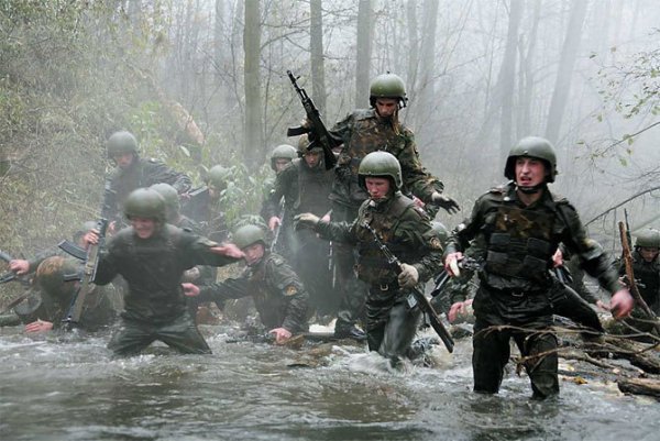 Солдат в дождь