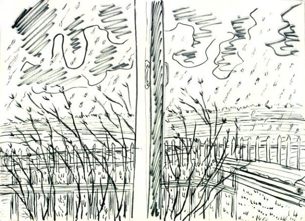 Афанасий Афанасьевич Фет весенний дождь иллюстрация