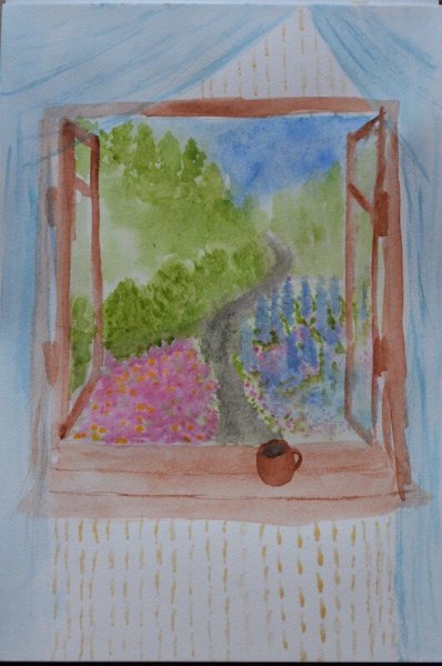 Афанасий Афанасьевич Фет весенний дождь иллюстрация