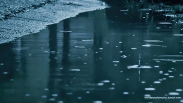 Анимация ночь дождь