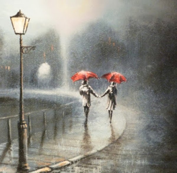 Картина дождь