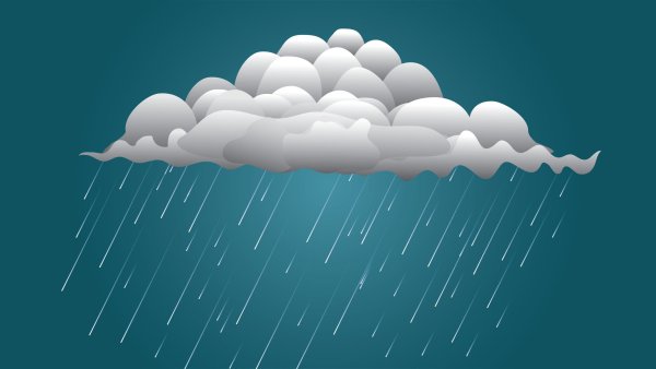 Дождь мультяшный