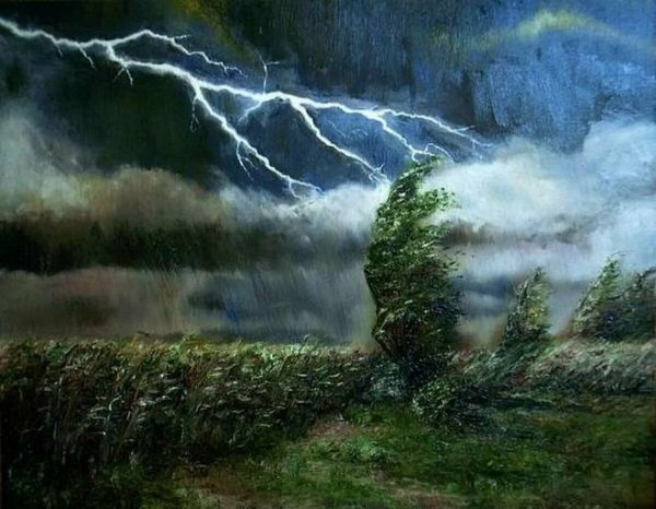 Пейзаж гроза