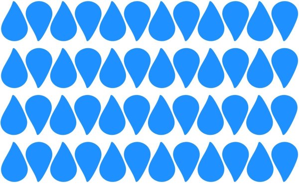 Трафарет капли