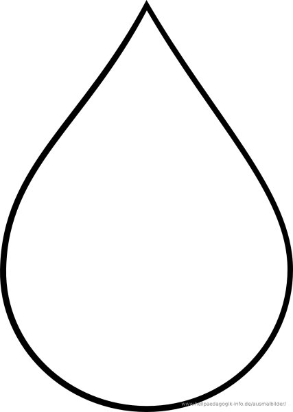 Трафарет капельки