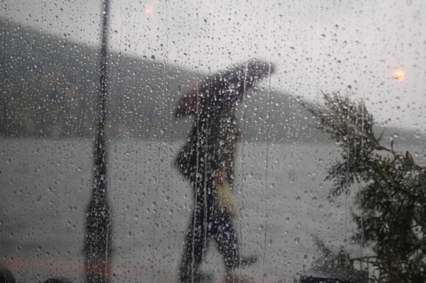 Дождь и слякоть за окном