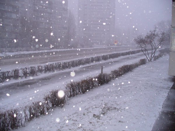 Снегопад метель