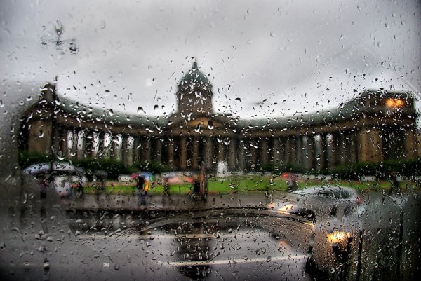 Питер осень дождь