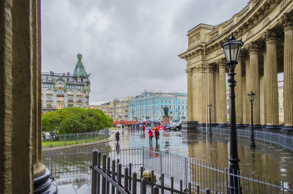 Питер лето дождь