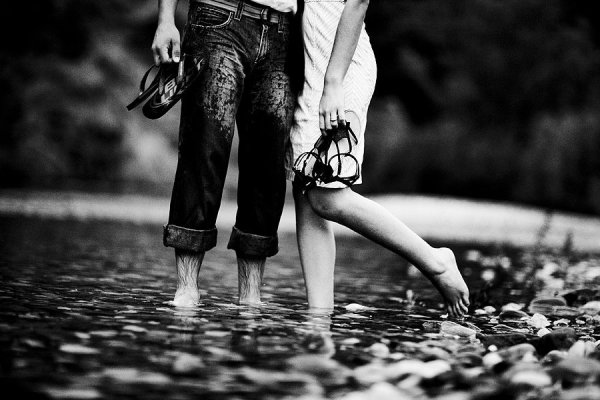 Черно белая романтика