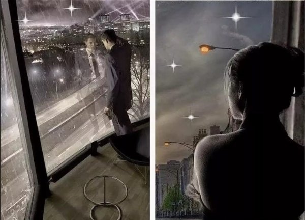 Парень под окном ночью