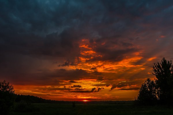 Закат после дождя