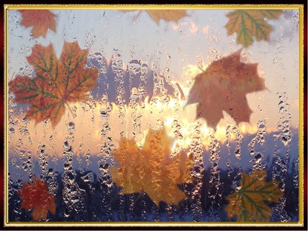 Открытки листопад