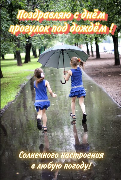 День прогулокплд дождем