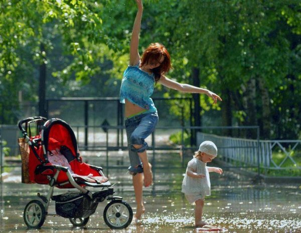 День прогулок под дождем