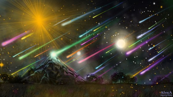 Метеоритный дождь фэнтези