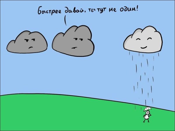 Приколы про дождь