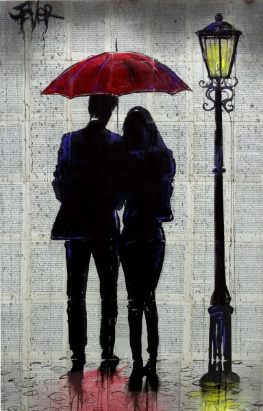 Loui Jover красный зонт