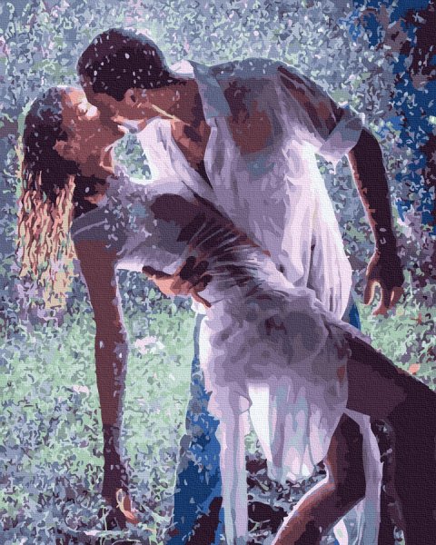 Поцелуй под дождем