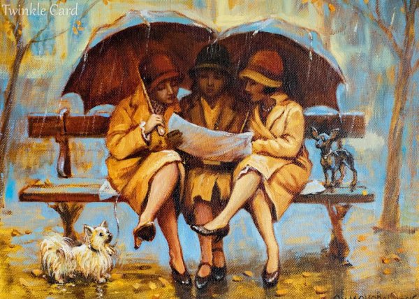 Ольга Симонова три девицы под дождем