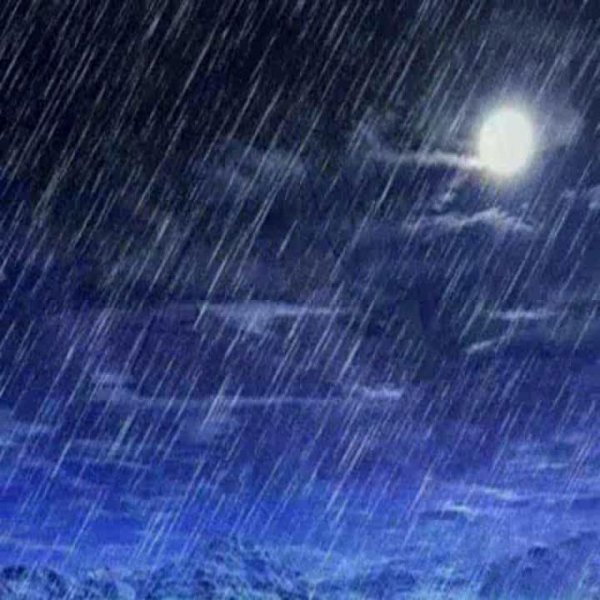 Дождь двигается