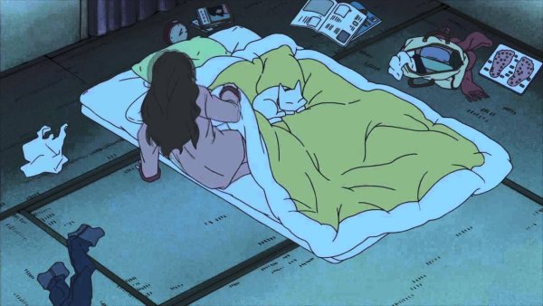 Одеяло сон gif