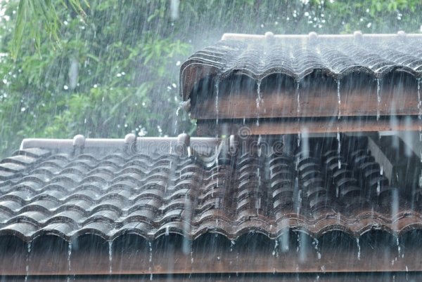 Дождь по крыше