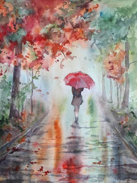 Нина Петровская художник акварель