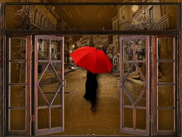 Дождь в окно стучится