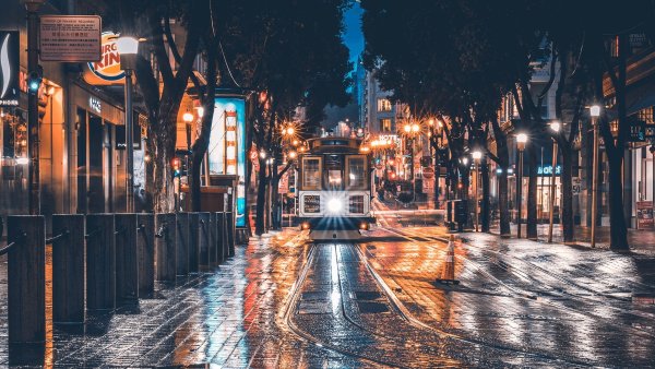 Дождь в городе