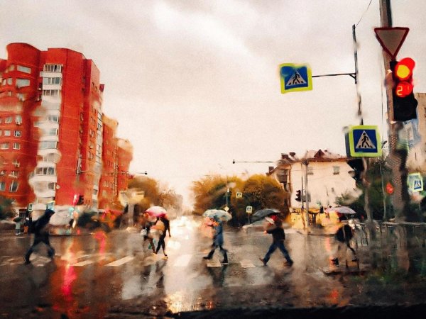 Тюмень дождь красиво