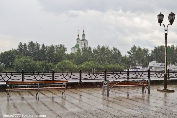 Гроза Тюмень набережная