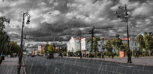 Обложной дождь