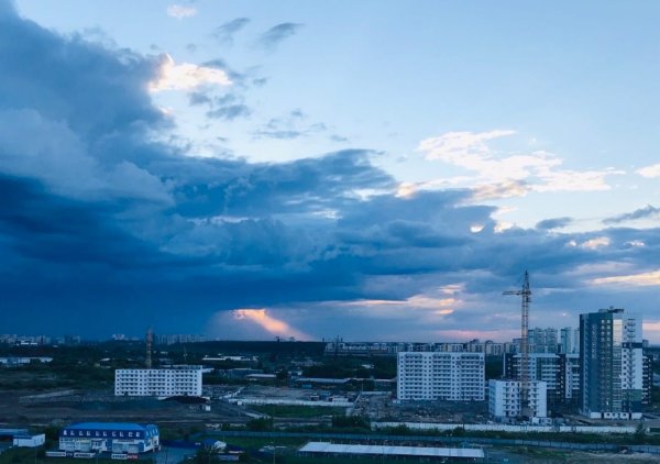 Гроза в Тюмени