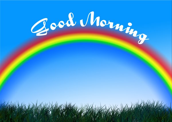 Надпись Радуга